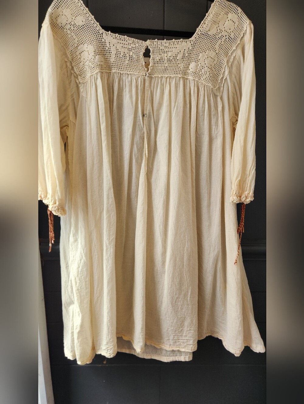 Magnolia Pearl Love Crochet Neckline Top - Picture 6 of 7